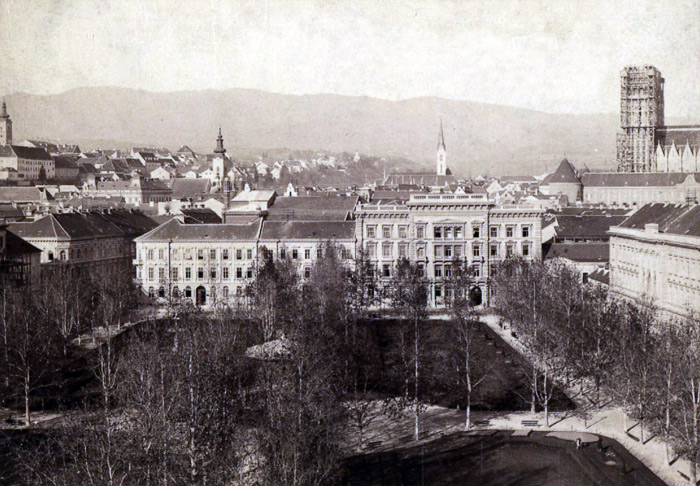 1895. sjeverna strana Zrinskog trga