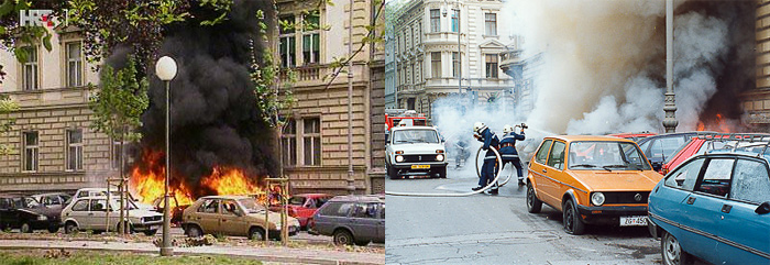 1995. Raketa Orkan ispaljena pri srpskom napadu
