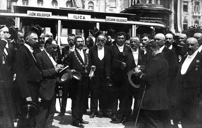 1910. godine  - ZET - ban Jelačić- Ljudevit Schwarz