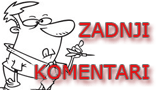 Zadnji komentari